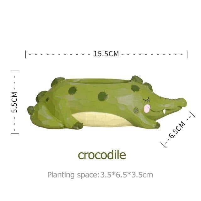 Cartoon Animal Succulent Planter Crocodile | Sage & Sill