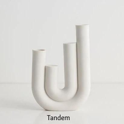 Scandi Curves Taper Candle Holders Tandem | Sage & Sill