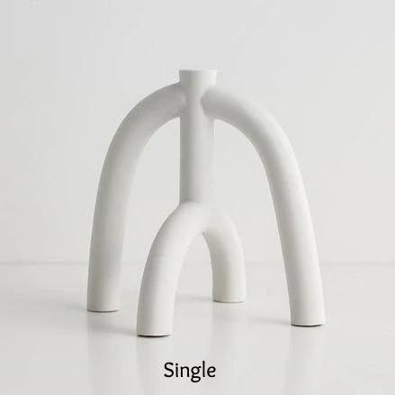 Scandi Curves Taper Candle Holders Single | Sage & Sill