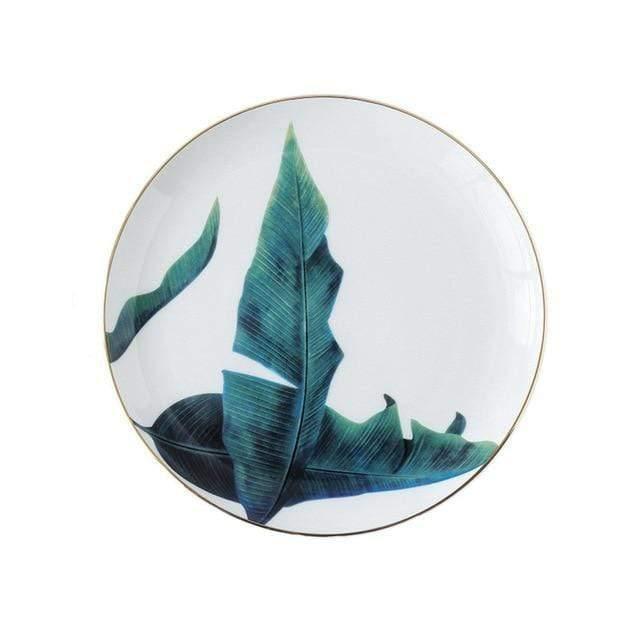 Jungle Ceramic Plates A / 8 inches | Sage & Sill