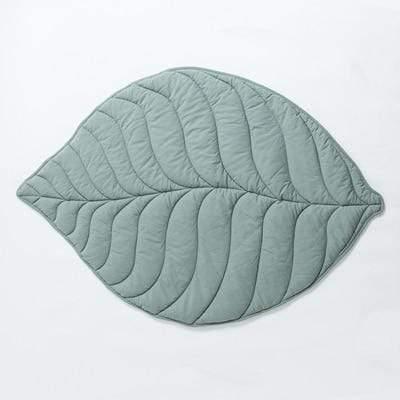 Leaf-Shaped Throw Swaddle Blanket CadetBlue | Sage & Sill