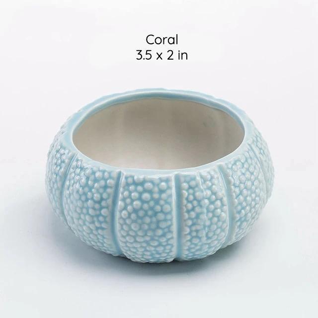 Under the Sea Planters Coral / Teal | Sage & Sill