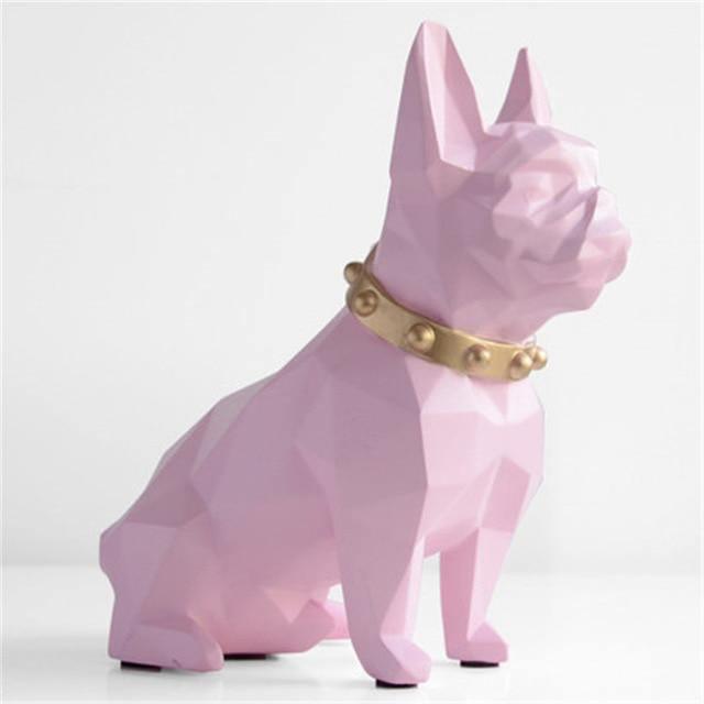 Max the Frenchie Coin Piggy Bank Pink | Sage & Sill