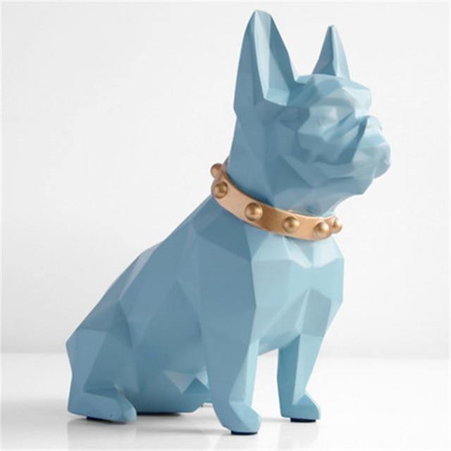 Max the Frenchie Coin Piggy Bank LightBlue | Sage & Sill