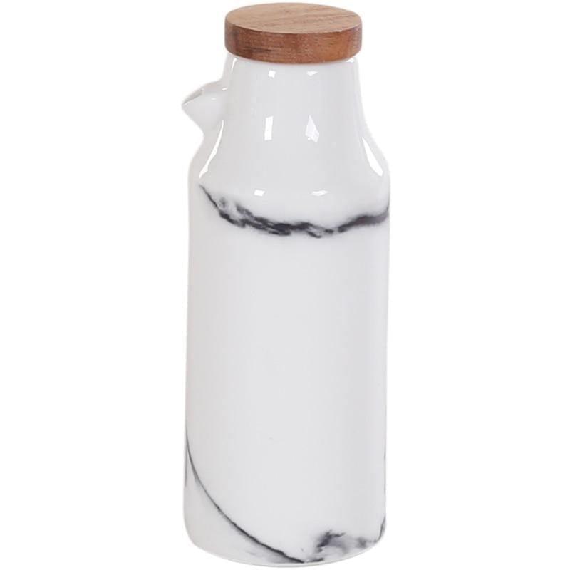 Ceramic Salt and Pepper Shaker + Oil and Vinegar Bottle Set | Sage & Sill
