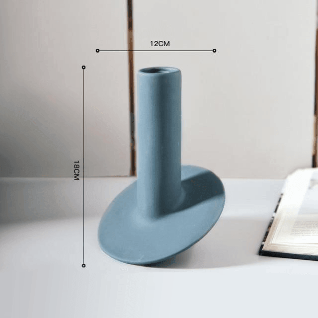 Astro Morandi Ceramic Vase Accents CadetBlue | Sage & Sill