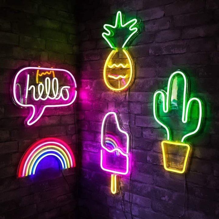 Rainbow Neon Wall Art | Sage & Sill