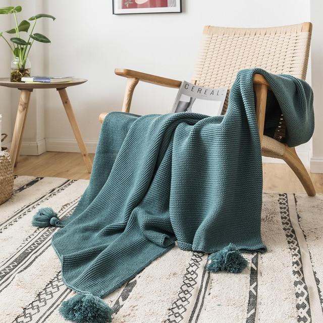 Tabitha Knitted Throw Blankets