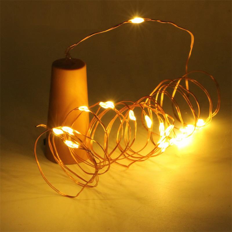Patio Fairy Battery LED lights with Copper String | Sage & Sill
