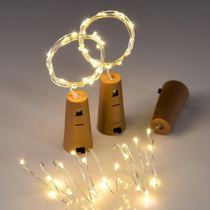 Patio Fairy Battery LED lights with Copper String | Sage & Sill