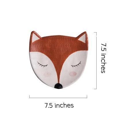 Animal Ceramic Plates Fox | Sage & Sill