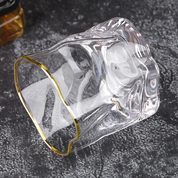 Distort Texture Whisky Glass 2-Piece Set | Sage & Sill