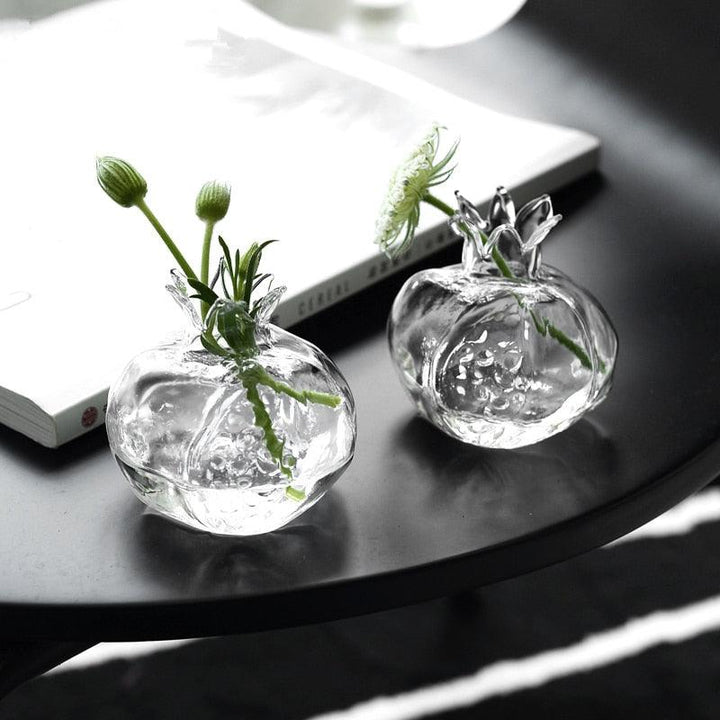 Pomegranate Glass Hydroponic Propagation Vase Small | Sage & Sill
