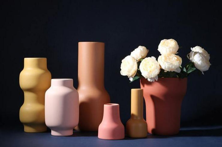 Warm Berry Palette Ceramic Flower Vase | Sage & Sill