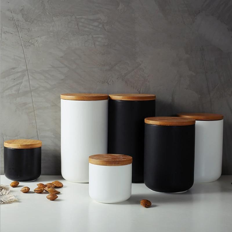 Bamboo & Ceramic Storage Containers | Sage & Sill