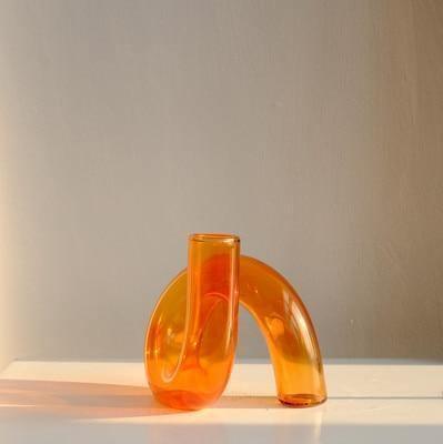 In the Loop Hydroponic Vase Orange | Sage & Sill