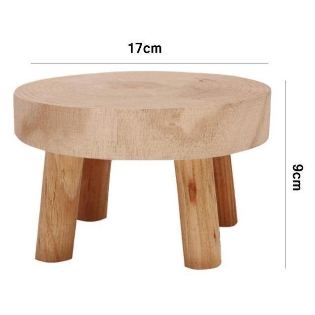 Wooden Plant Stand Stool | Sage & Sill