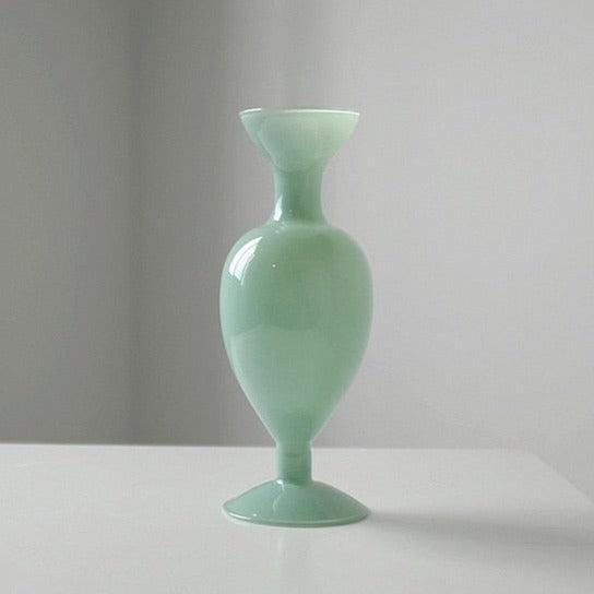 Joan Molded Glass Vase MediumAquamarine | Sage & Sill