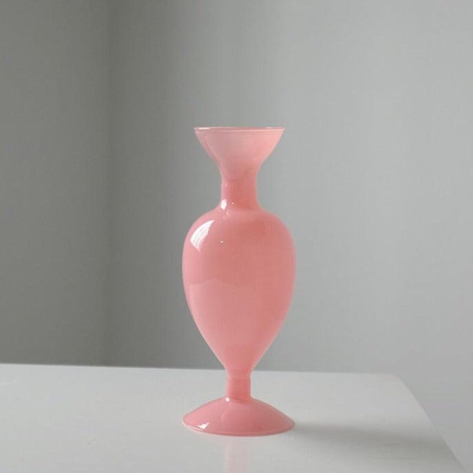 Joan Molded Glass Vase Pink | Sage & Sill