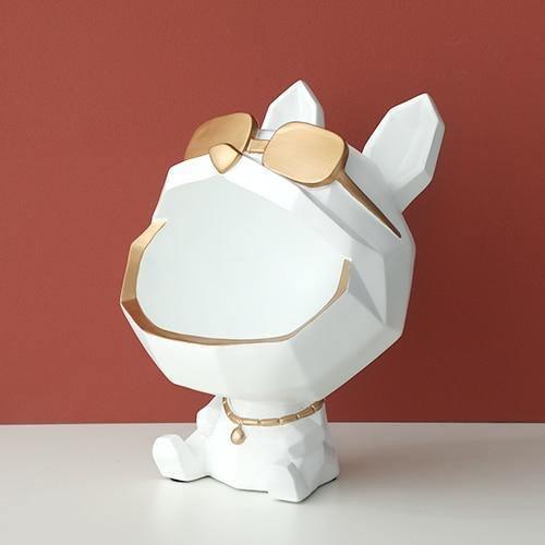 Cool Dog Figurine Storage Dish White | Sage & Sill