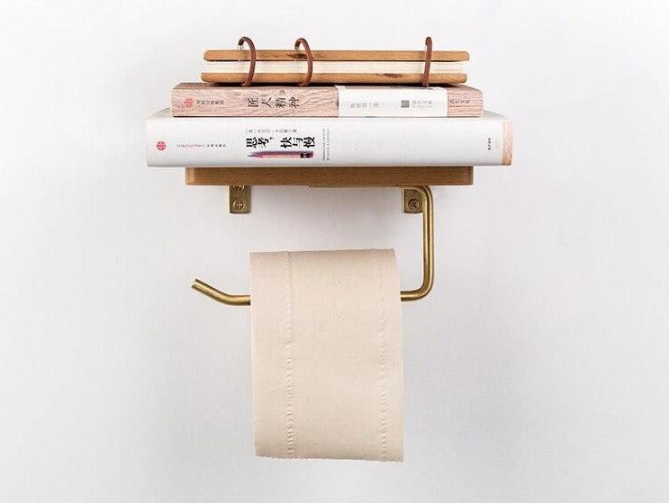 Multipurpose Wooden Toilet Roll Holder | Sage & Sill