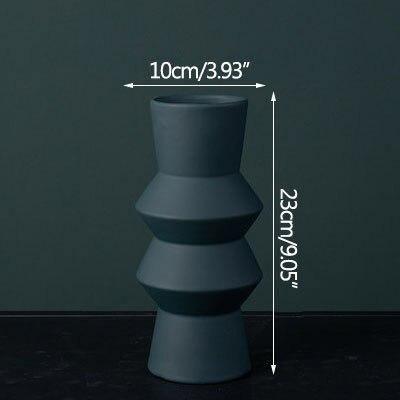 Accordion Sculptural Ceramic Vases Accordion / DarkSlateGray | Sage & Sill