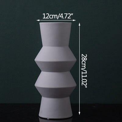 Accordion Sculptural Ceramic Vases Accordion / LightSlateGray | Sage & Sill