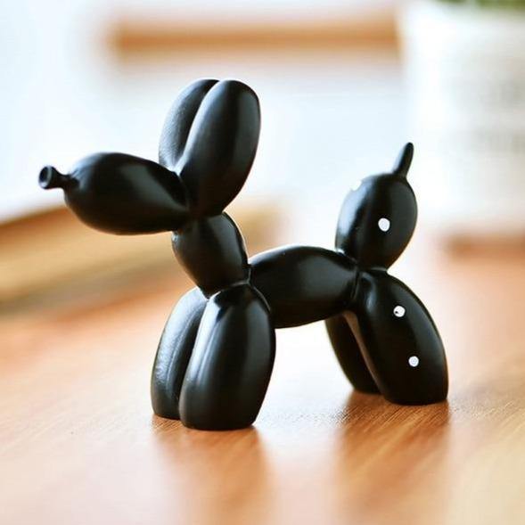 Dog Balloon Animal Figurine Black | Sage & Sill
