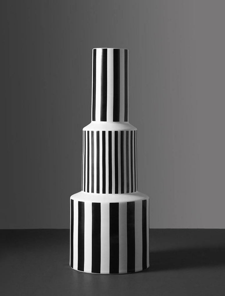 Bauhaus Minimalist Black & White Vases Large | Sage & Sill