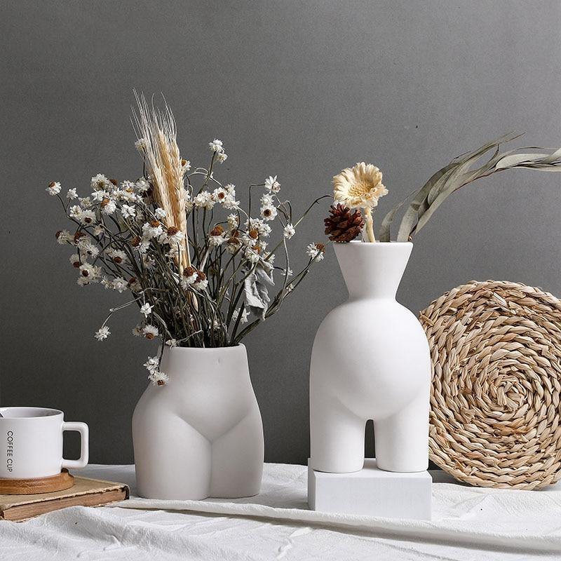 Minimal Ceramic Human Form Vases | Sage & Sill