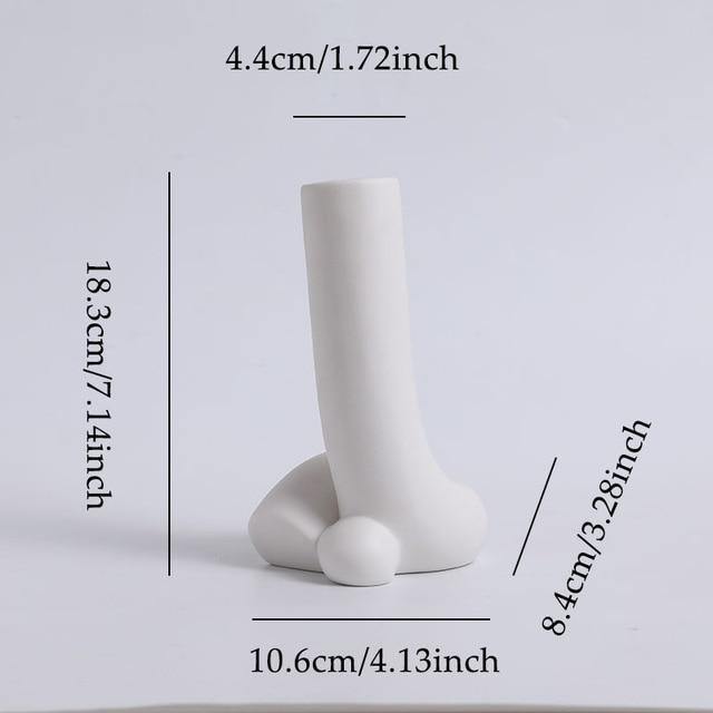 Minimal Ceramic Human Form Vases Tubular | Sage & Sill