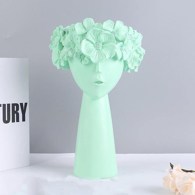 Colorful Flower Crown Vase Aquamarine / Tall | Sage & Sill