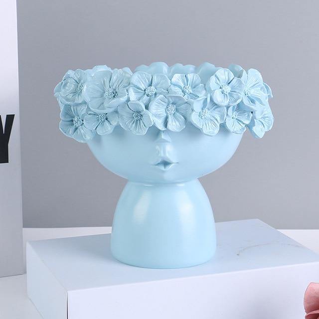 Colorful Flower Crown Vase LightSkyBlue / Short | Sage & Sill