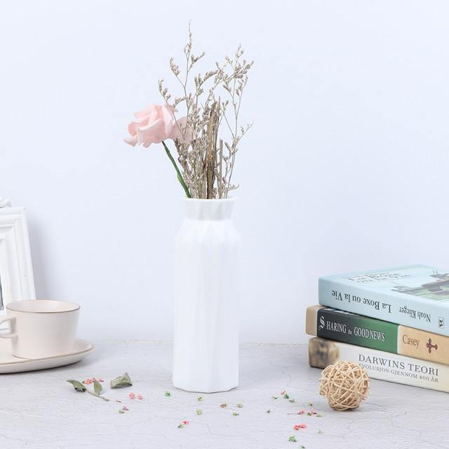 Angular Geometric Flower Vase White | Sage & Sill