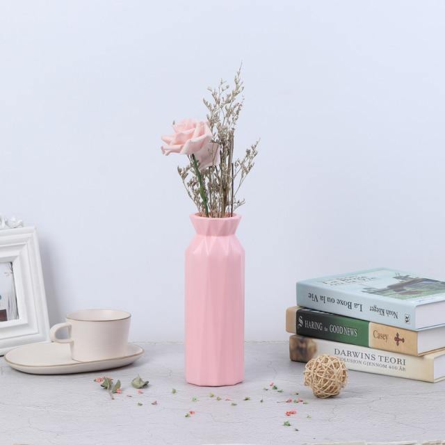 Angular Geometric Flower Vase Pink | Sage & Sill