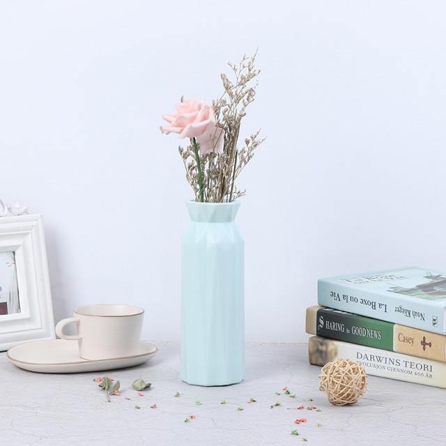 Angular Geometric Flower Vase LightBlue | Sage & Sill