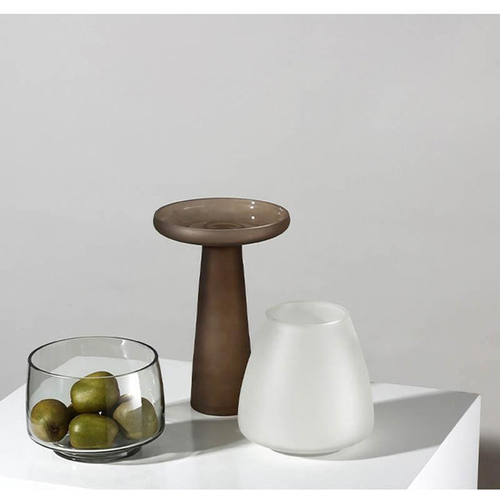 Frosted Blown Glass Vase | Sage & Sill