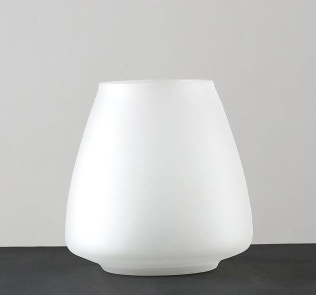 Frosted Blown Glass Vase White / Vase | Sage & Sill