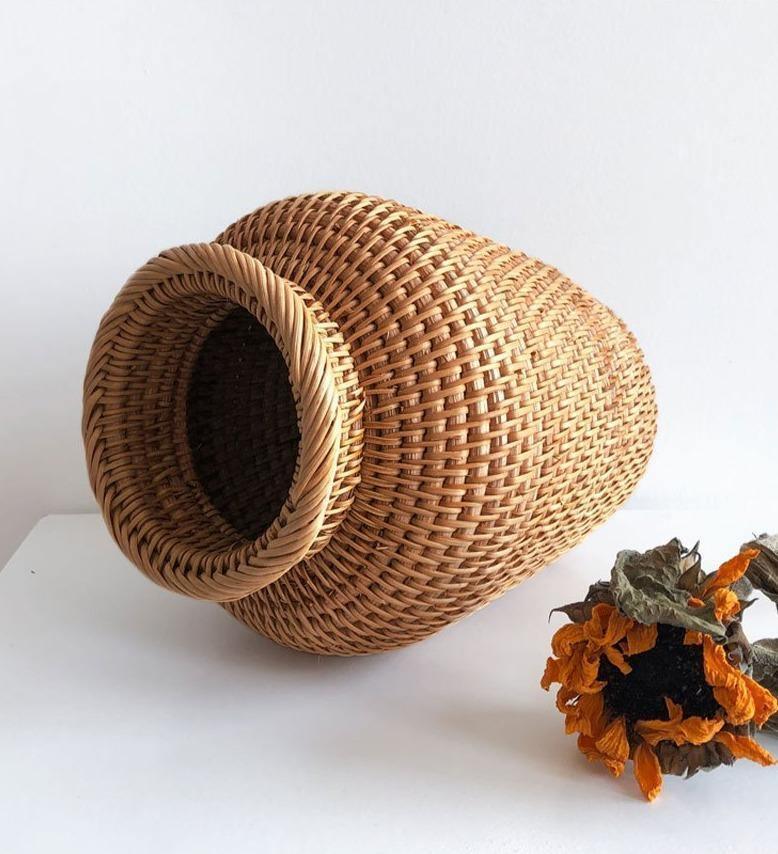 Rattan Hand Woven Vase | Sage & Sill