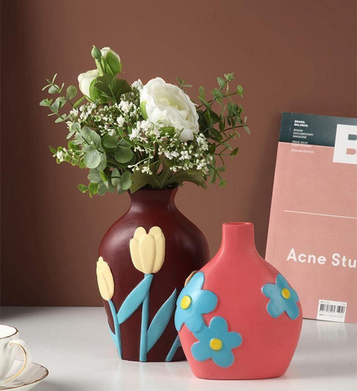 Flower Cutout Ceramic Vases | Sage & Sill