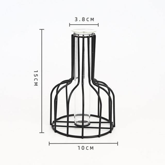 Test Tube Vase with Bottleneck Iron Stand | Sage & Sill
