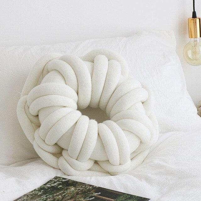 Beignet Donut Pillow White | Sage & Sill