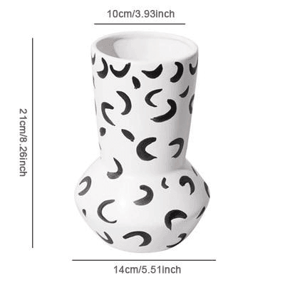 Abstract Spots Ceramic Vases Tall | Sage & Sill