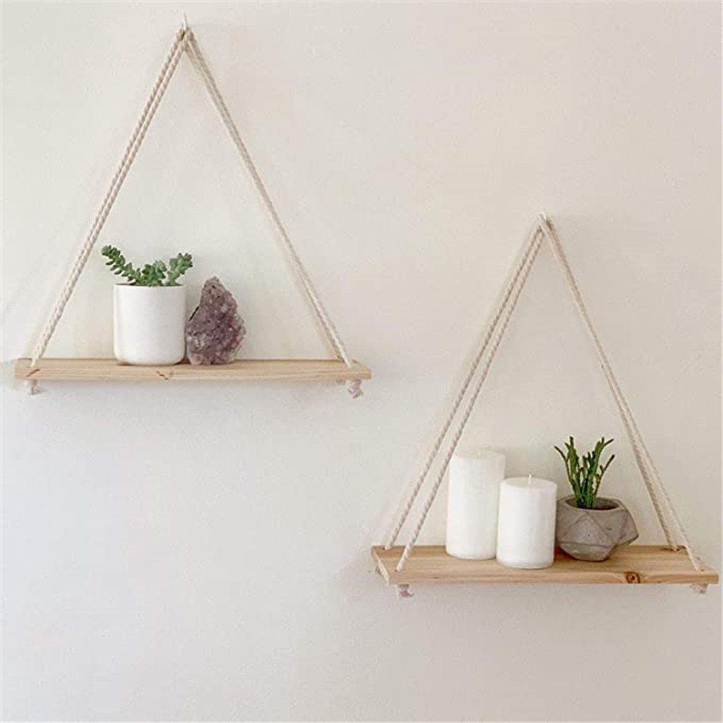 Wooden Rope Swing Wall-Mounted Shelf | Sage & Sill