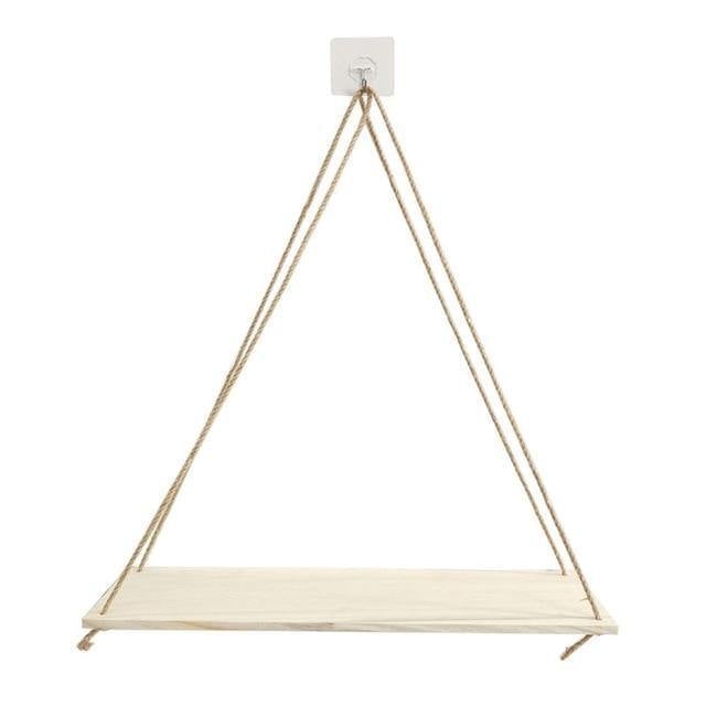 Wooden Rope Swing Wall-Mounted Shelf | Sage & Sill