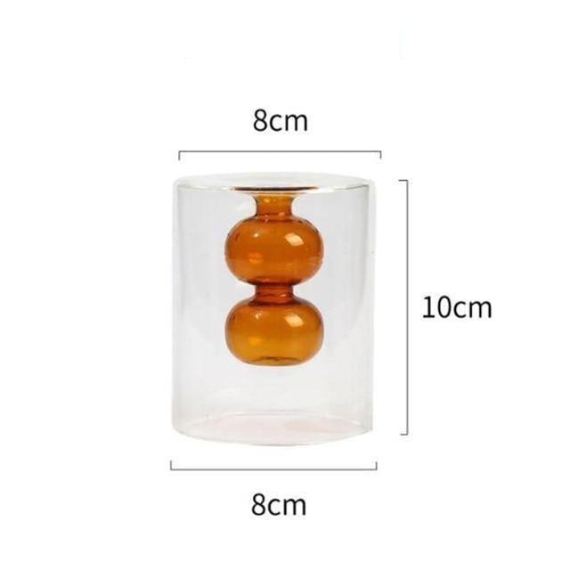Blown Glass Bubble Vases Double Bubble / Tomato | Sage & Sill