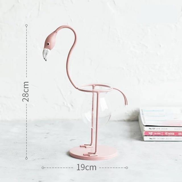 Tropical Flamingo Propagation Vase Standing | Sage & Sill