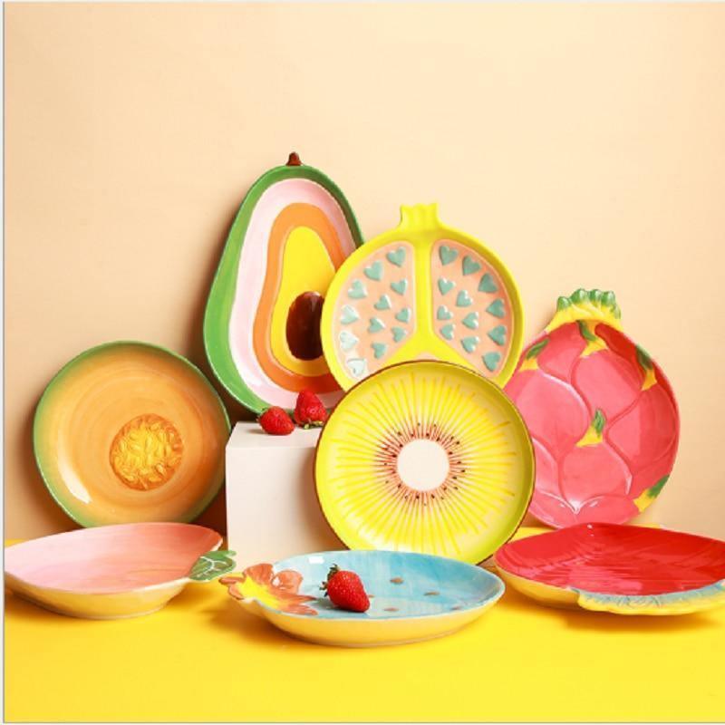 Tropical Fruit Plates | Sage & Sill