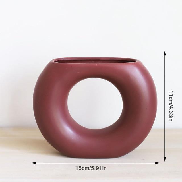 Allison Clay Ceramic Vases Wine Moon Vase | Sage & Sill
