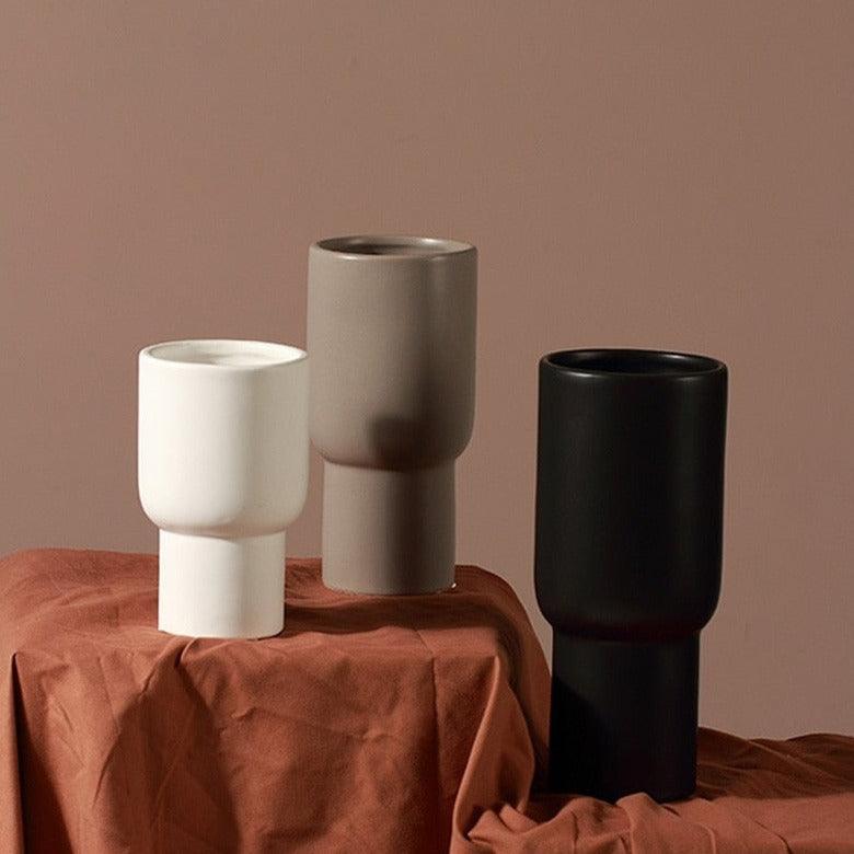Taupe Monochrome Ceramic Vases | Sage & Sill